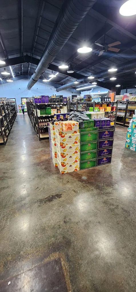 Inside the 6,000+ sq ft Trenton Liquors store, stocked floor to ceiling